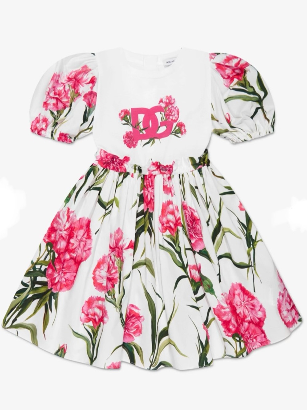 Dolce & Gabanna Kids Carnation Print Dress